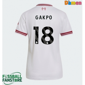 Liverpool Cody Gakpo #18 Replik Auswärtstrikot Damen 2026-27 Kurzarm